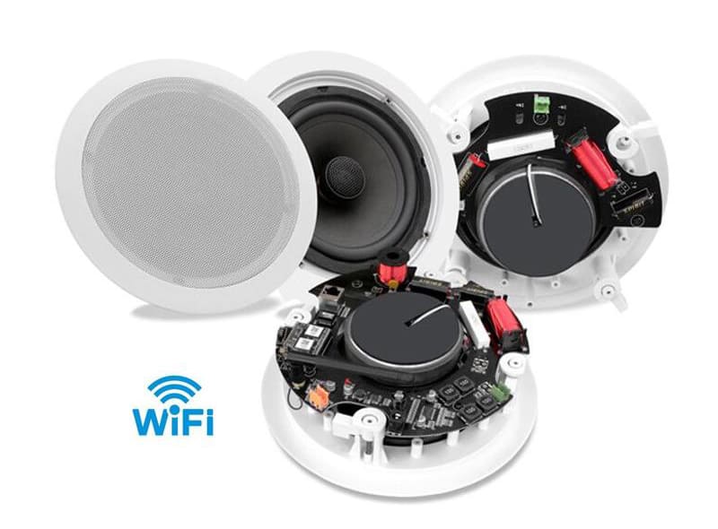 Loa âm trần kết nối wifi APlus CS386 thiết kế nhỏ gọn, dễ dàng vận chuyển và lắp đặt, âm thanh tốt