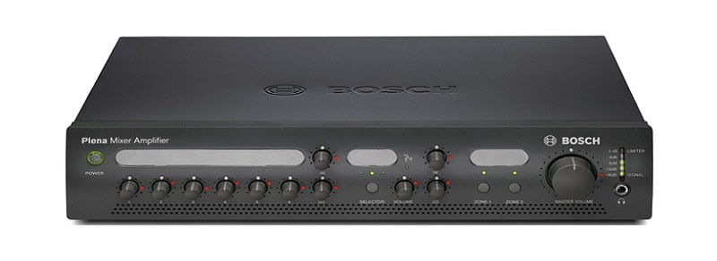 Amply Bosch PLE 2MA120 EU hàng chính hãng, trở kháng lớn, thích hợp trong hệ thống âm thanh thông báo