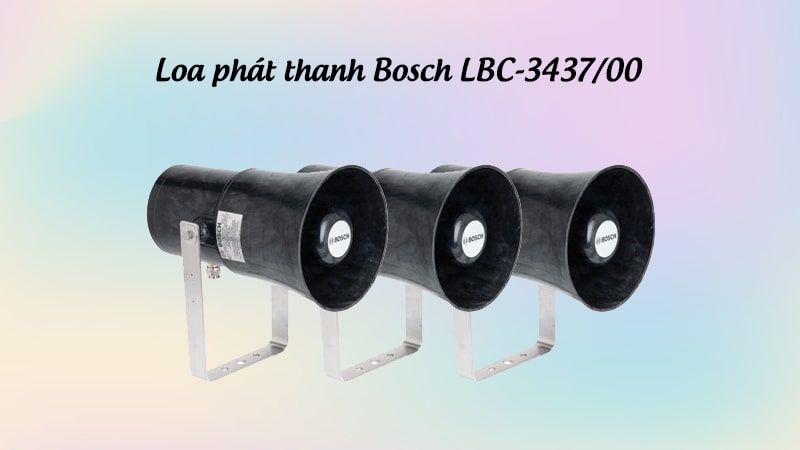 Loa báo động ngoài trời Bosch LBC-3437/00 khả năng chống nước IP67 và chịu được nhiệt cao