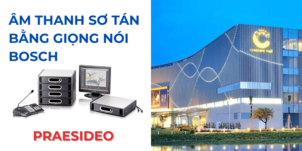 Bosch Praesideo là một hệ thống sơ tán bằng giọng nói hoàn toàn kỹ thuật số, hoạt động bằng mạng cáp quang Bosch Praesideo là một hệ thống sơ tán bằng giọng nói hoàn toàn kỹ thuật số, hoạt động bằng mạng cáp quang