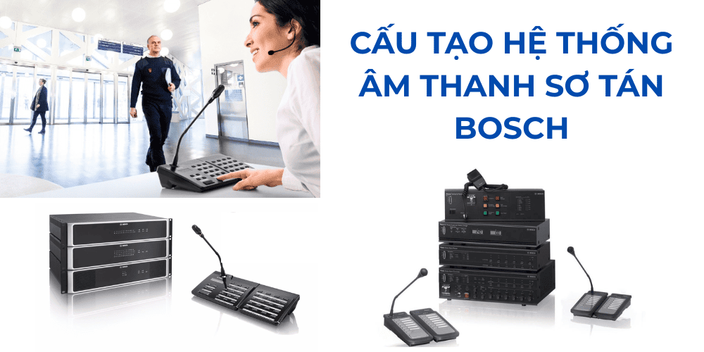 Cấu tạo hệ thống âm thanh sơ tán bằng giọng nói Bosch Cấu tạo hệ thống âm thanh sơ tán bằng giọng nói Bosch